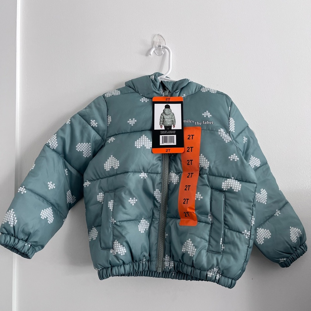 Kids Puffer Jacket - Blue by Miki the Label